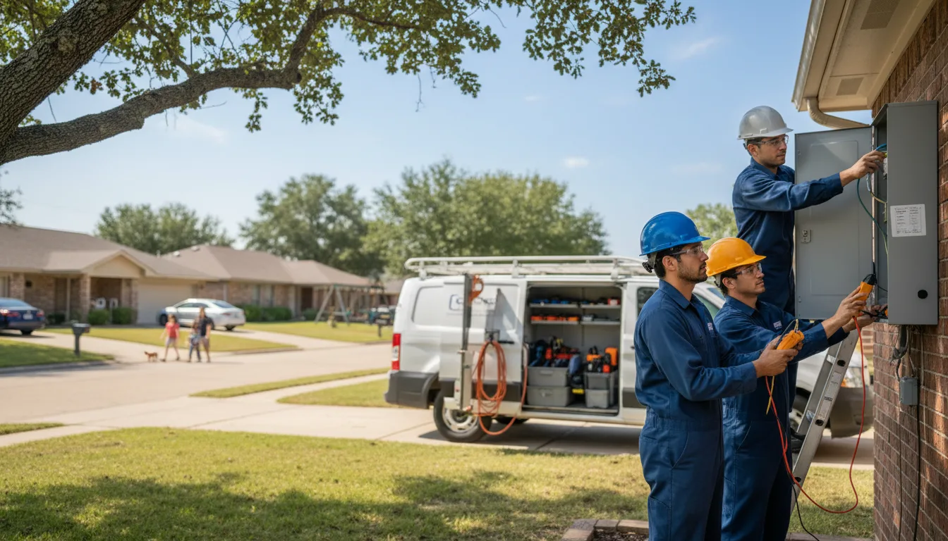 Certified electrician providing emergency electrical services in Indian Mound, TN